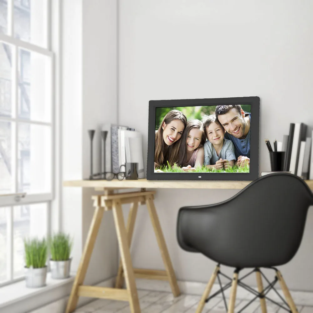 17 Дюймов Full HD 1080 P Ультра Тонкий 1440x900 Digital Photo Frame многофункциональная Цифровая