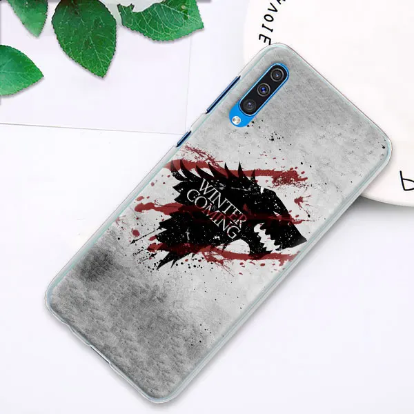 01 Игра престолов искусства чехол s крышка для samsung Galaxy A30 A50 A70 A80 M10 M30 A7 A6 A8+ A9 ПК Жесткий Чехол Для Телефона - Цвет: 01