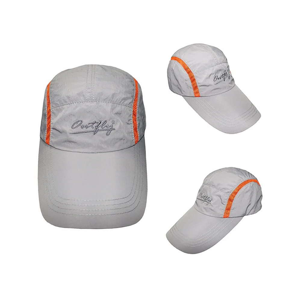 Surblue Men's Women Baseball cap Sports Folding Outdoor Quick-drying Waterproof Fishing Hat Male Golf Adjustable black Sun hat |