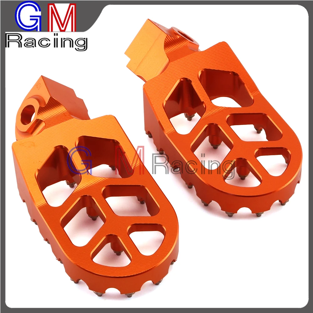 Motorcycle MX CNC Footpegs Foot pegs Rest Pedals For KTM ENDURO SMC SUPER MOTO ADVENTURE 690 950 990 1050 1090 1190 1290 | Автомобили и