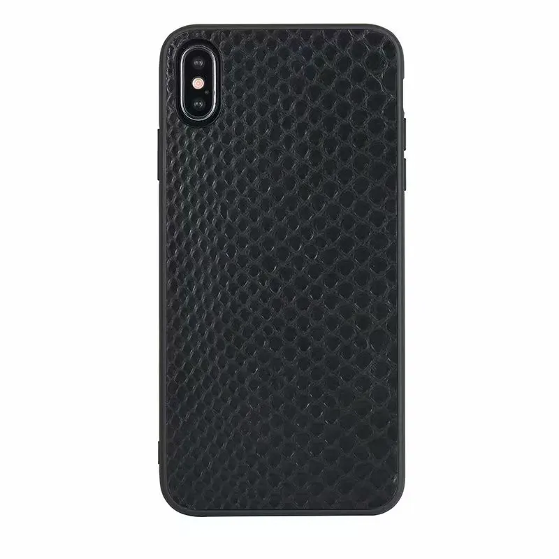 Чехол для IPhone XR, Роскошный чехол из натуральной кожи для IPhone X, задняя крышка из кожи питона для IPhone XS Max XR, Fundas Capa из кожи питона