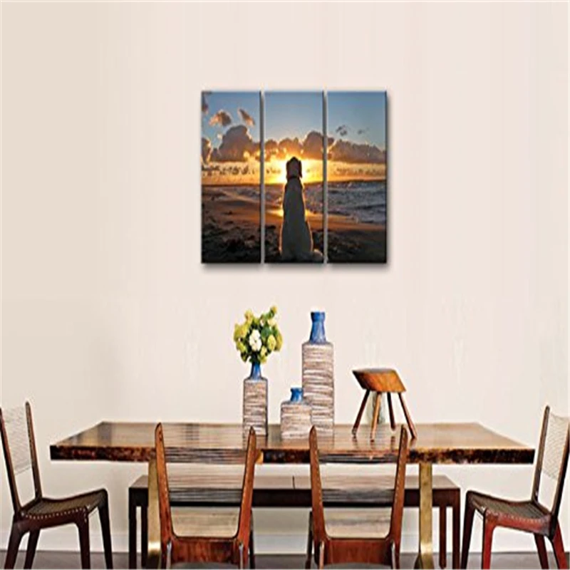 3 шт. настенные картины с изображением собаки|Рисование и каллиграфия| |