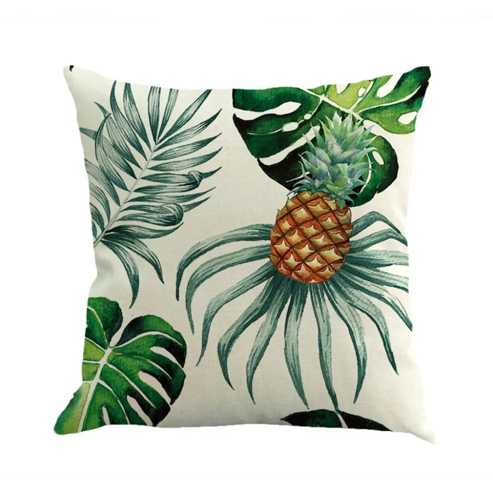 Наволочка квадратная 43 см * льняные наволочки постельные принадлежности Цветная