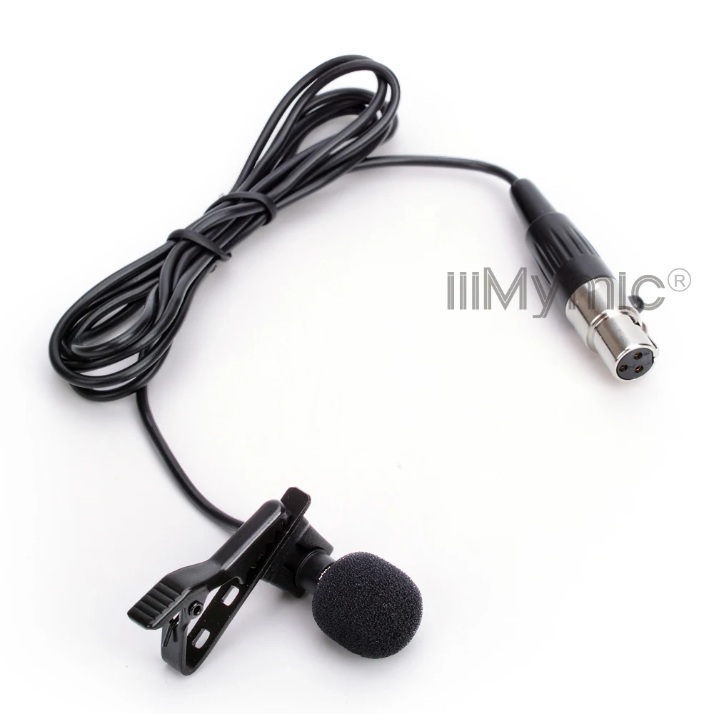 IiiMymic Pro Lavalier клипса для фиксации к одежде кардиоидный емкостный микрофон для AKG беспроводной корпус-пакет передатчик Мини 3-конт. xlr TA3F