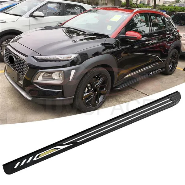 Подходит для Hyundai Kona 2018 2019 2020 Беговая доска из алюминиевого сплава с боковым шагом