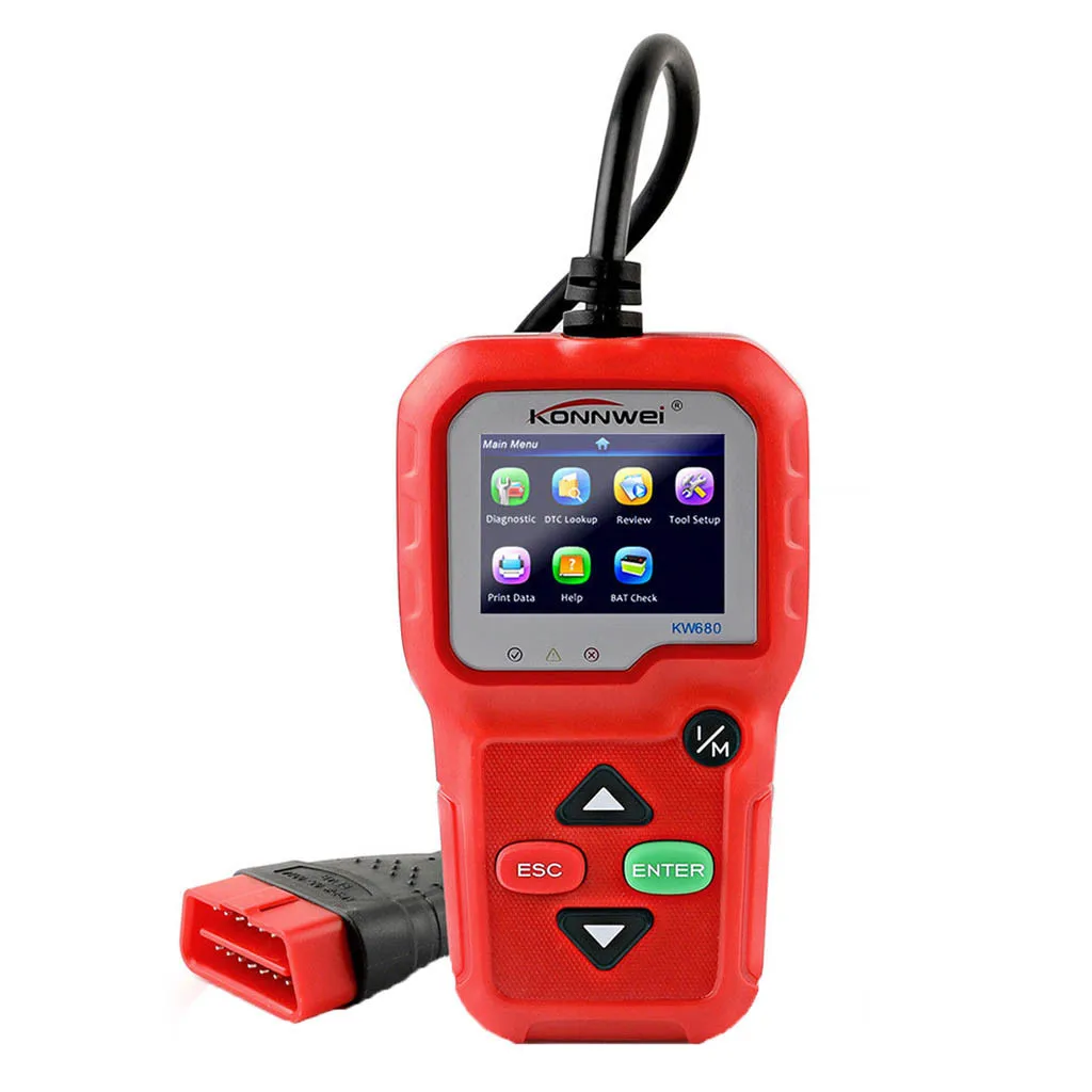 KONNWEI KW680 автомобильный диагностический инструмент полностью OBD2 функция