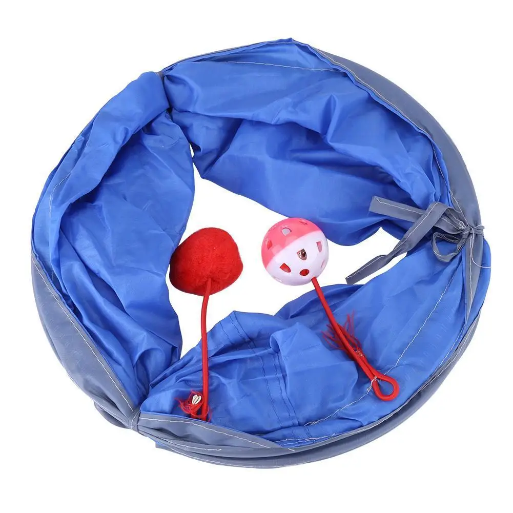 Складной туннель для кошек игрушки на открытом воздухе игры котенок &quotКролик&quot