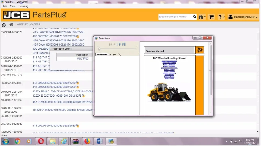 Запасные части JCB SPP Plus + 2 00 [2017] руководство по обслуживанию разблокированный keygen