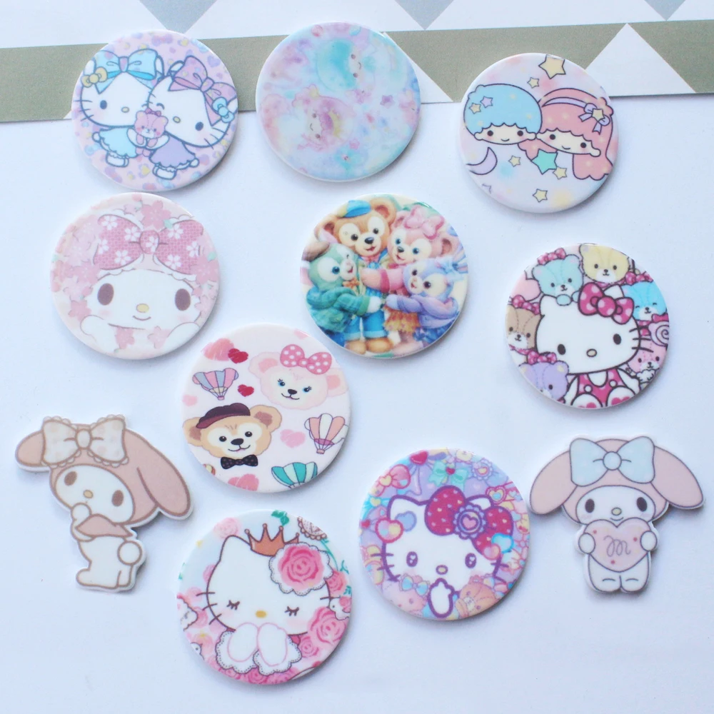 50 шт. 30 мм Kawaii японский мультяшный персонаж Flatback Смола милый кролик кошка Медведь