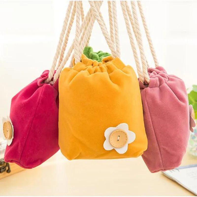 Лидер продаж 2017 милая сумка для порта с цветочным узором карамельных цветов