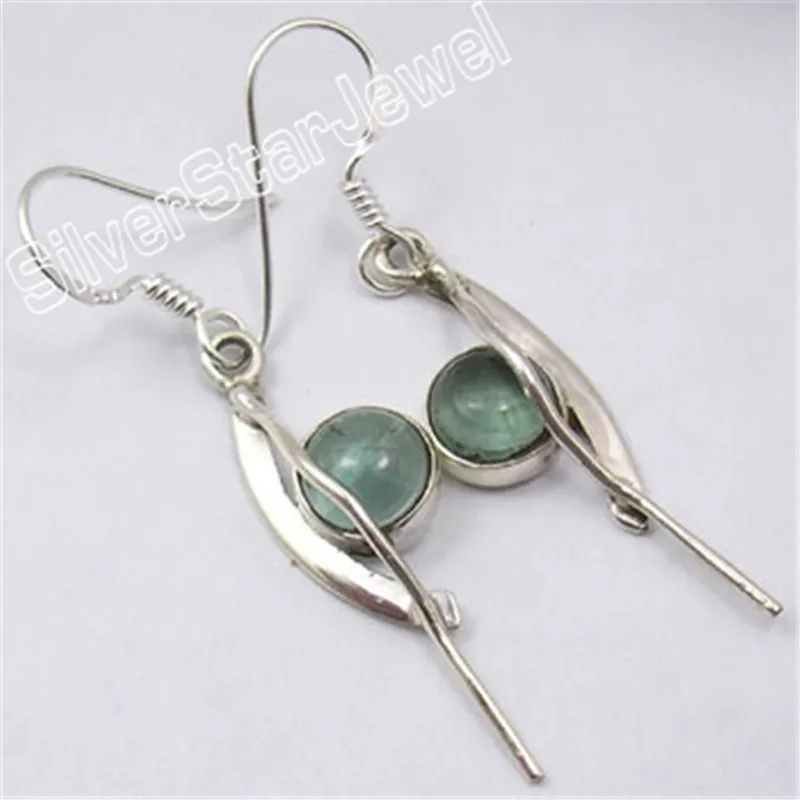 Серебро, Лабрадорит Гранат аметисты Необычные висячие серьги 4,5 см вариации