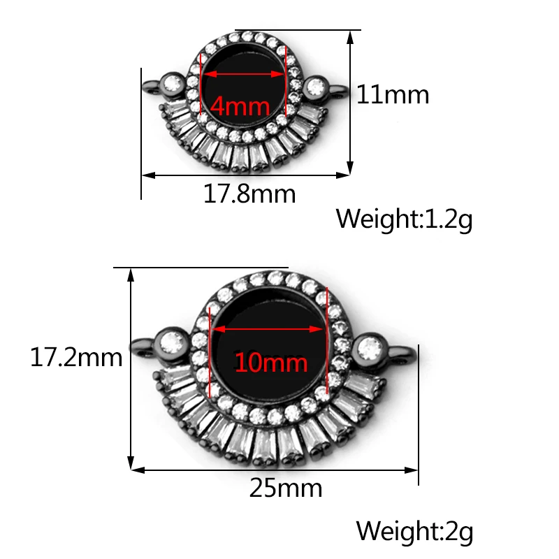 Новинка 2019 аксессуары из латуни с инкрустированным микро цирконием для