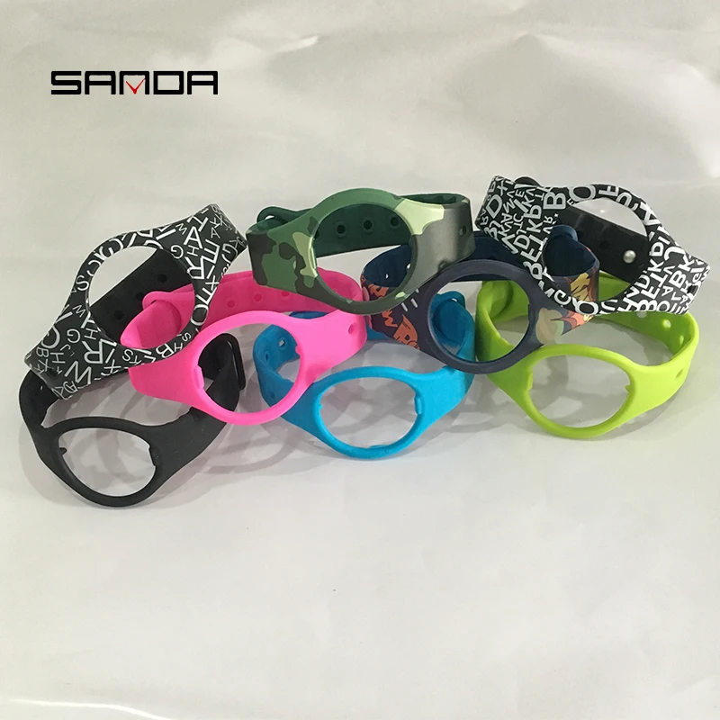 Дополнительные Ремешки для наручных часов SD01 SD02 Смарт часы Sanda силиконовый
