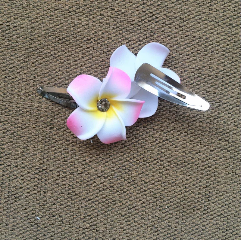 HappyKiss 50 шт. Гавайский цветок bridalBB ювелирные изделия Frangipani Полимерная глина frangipani