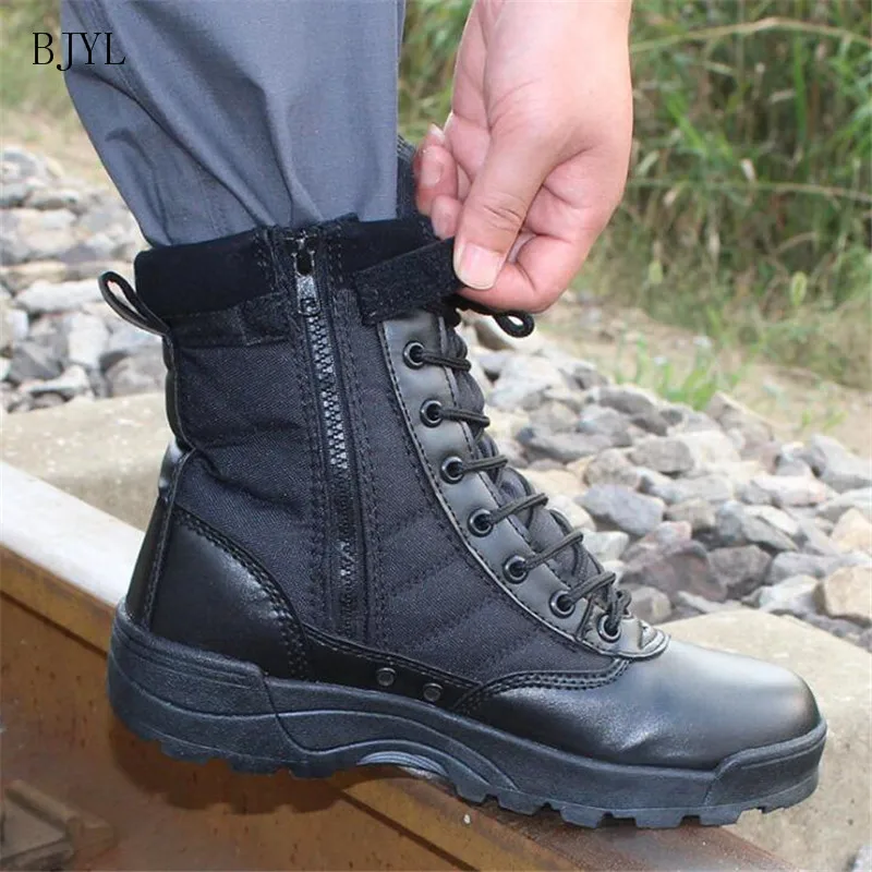 BJYL 2019 Зима Новая мода круглый носок на шнуровке высокое состояние сапоги Боковая