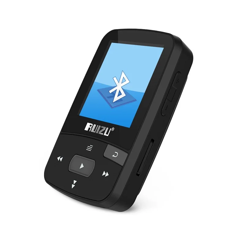 Ruizu x50 Спорт Клип Bluetooth MP3 плеер мини Walkman Mp 3 8 ГБ Поддержка TF карты FM радио запись