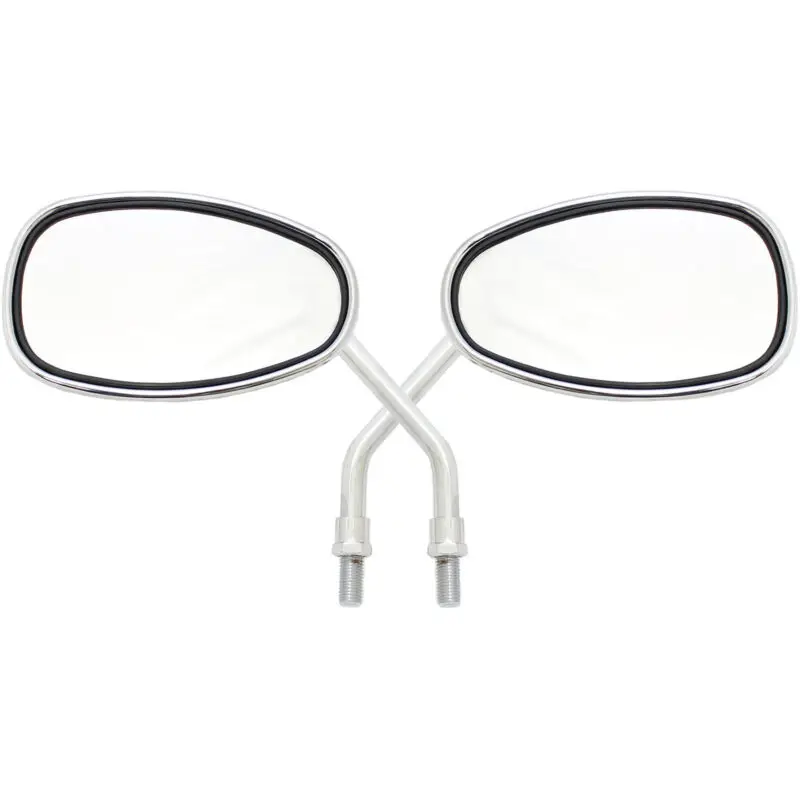 МОТОЦИКЛ хром Универсальный E MARKED большой велосипед/мотоцикл Райд 10 мм зеркала