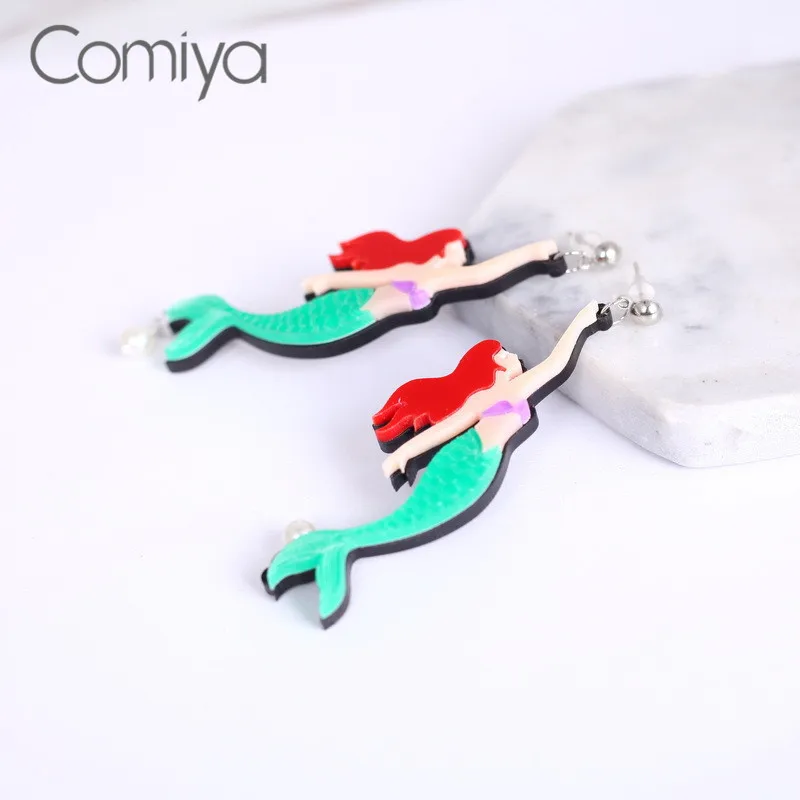 Comiya акриловый кулон русалки романтическое ювелирное изделие Kpop Bijoux Женские