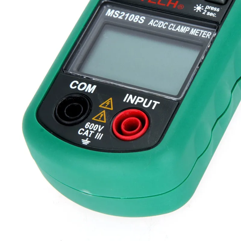 MASTECH MS2108S True RMS цифровой AC/DC токовый токоизмерительный мультиметр с измерением
