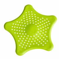 starfish shaped drain cover silicone filter net hair catcher for kitchen bathroom