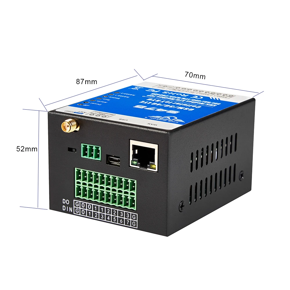 GSM шлюз IoT Ethernet RTU поддержка MQTT Modbus TCP для системы контроля безопасности на