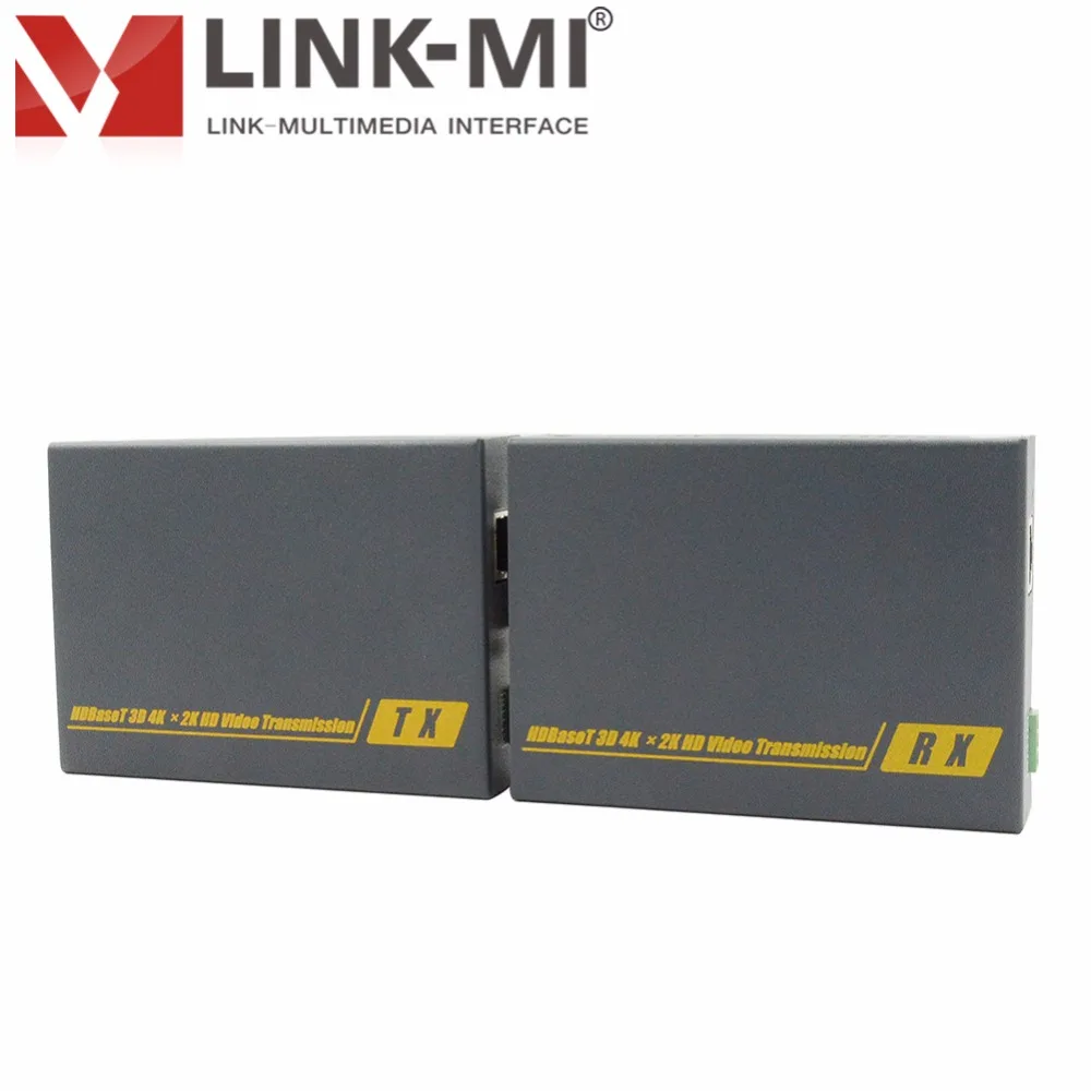 LINK-MI HT201DKM 100 м DVI + USB KVM Удлинитель на Cat6 Поддержка клавиатуры/Мышь HDBaseT HDMI