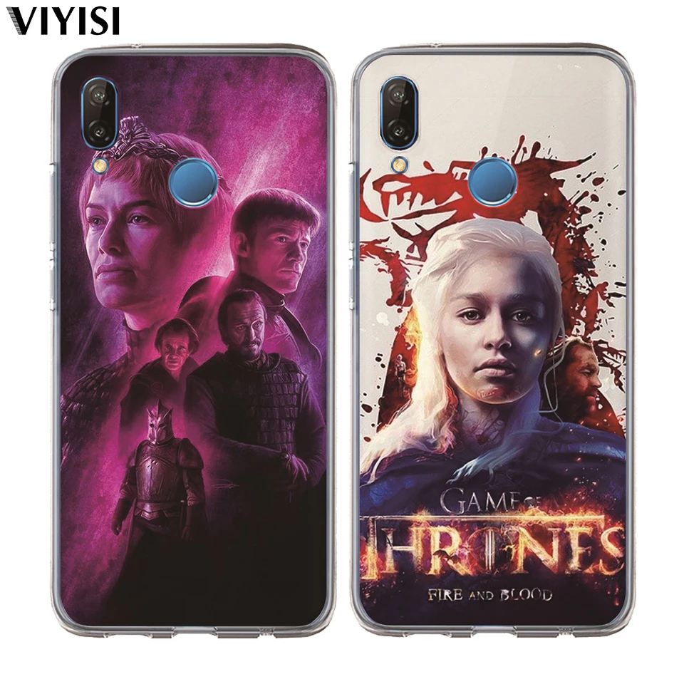 Case For Huawei Nova 3i 2 Plus Y5 2018 Y6 II Pro Y7 Smart P8 P9 Lite Game Thrones Jon Snow Tyrion Night King Soft Silicone Cover |