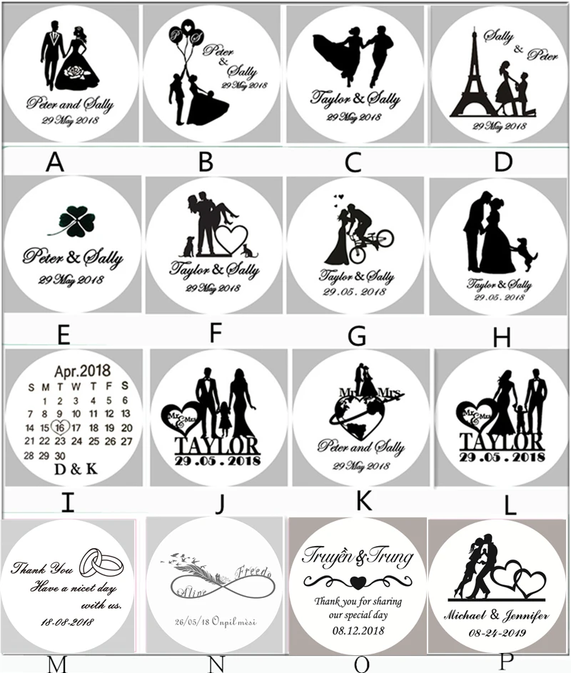 100 шт. Персонализированные Свадебные сувениры для гостей Индивидуальные