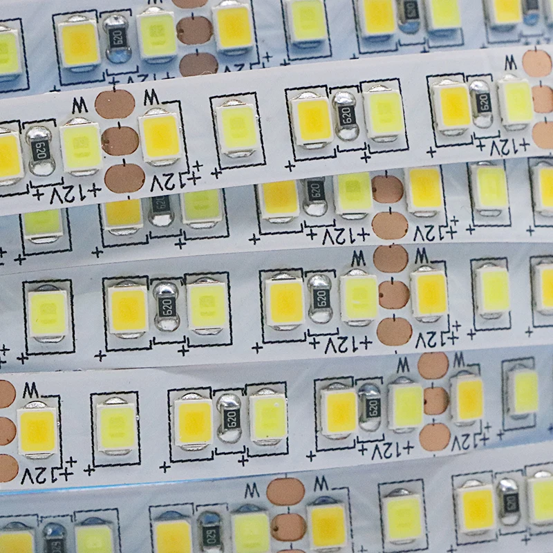 SZYOUMY SMD 2835 CW/WW двойной белый Цвет Температура Регулируемая Цветовая Температура 12V 24V двойной Цвет светодиодный гибкие светодиодные ленты 180 светодиодный s/m лента светильник