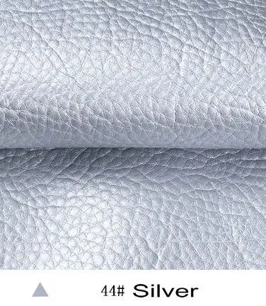 White 50x34 см 20 цветов большая личи искусственная кожа pu искусственная тисненая готовая искусственная кожа синтетическая кожа ткань для шитья искусственная ткань pu - Цвет: White