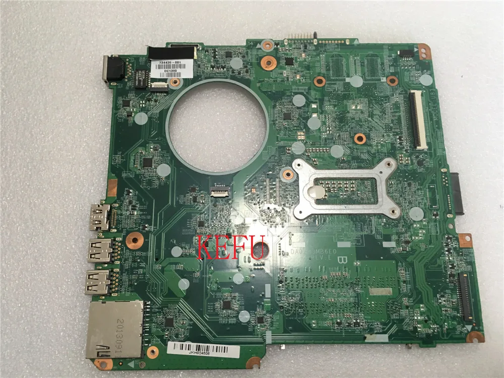 KEFU for 734424-501 739965-501 DA0U83MB6E0 mainboard HP Pavilion 14 14N Laptop Motheboard i3-4005U works full test | Компьютеры и офис
