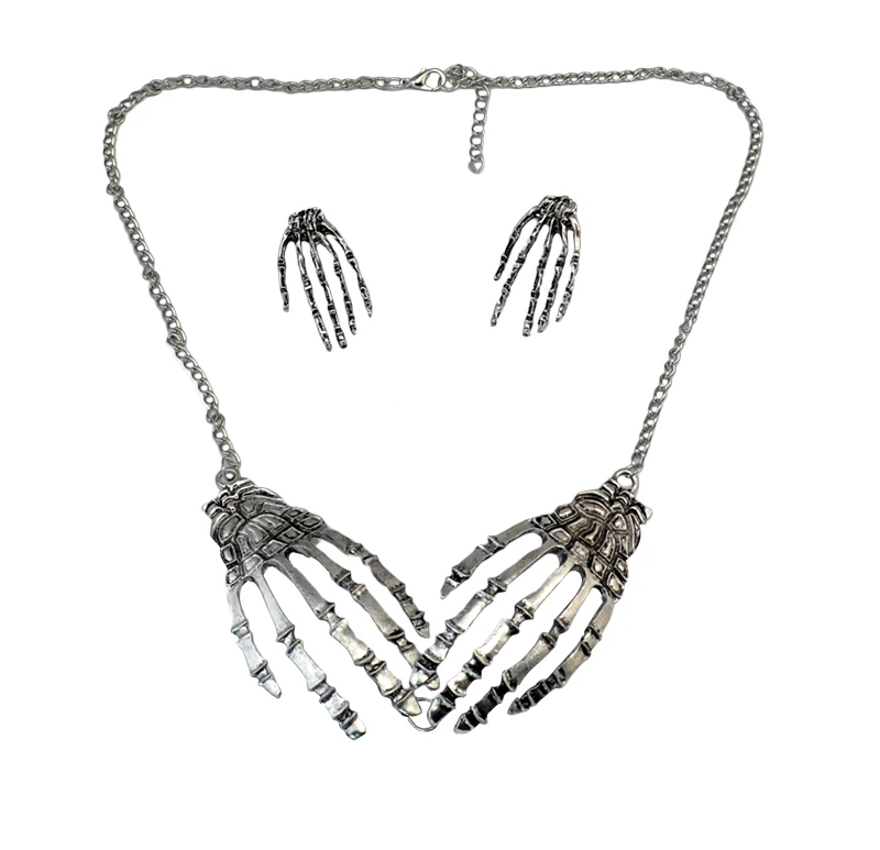 Женский комплект из колье и серёг в стиле панк|necklace earring set|fashion jewelry setjewelry sets |