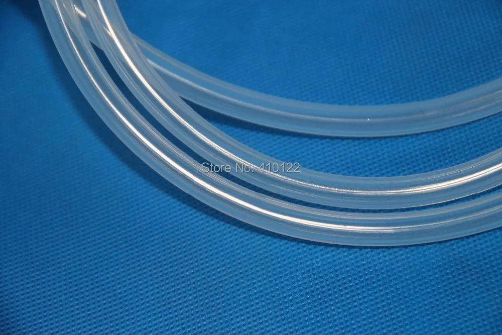 Фото 4x6 мм тонкая силиконовая резиновая трубка медицинское использование FDA садовые 4x6 мм тонкая силиконовая резиновая трубка медицинское использование FDA садовые