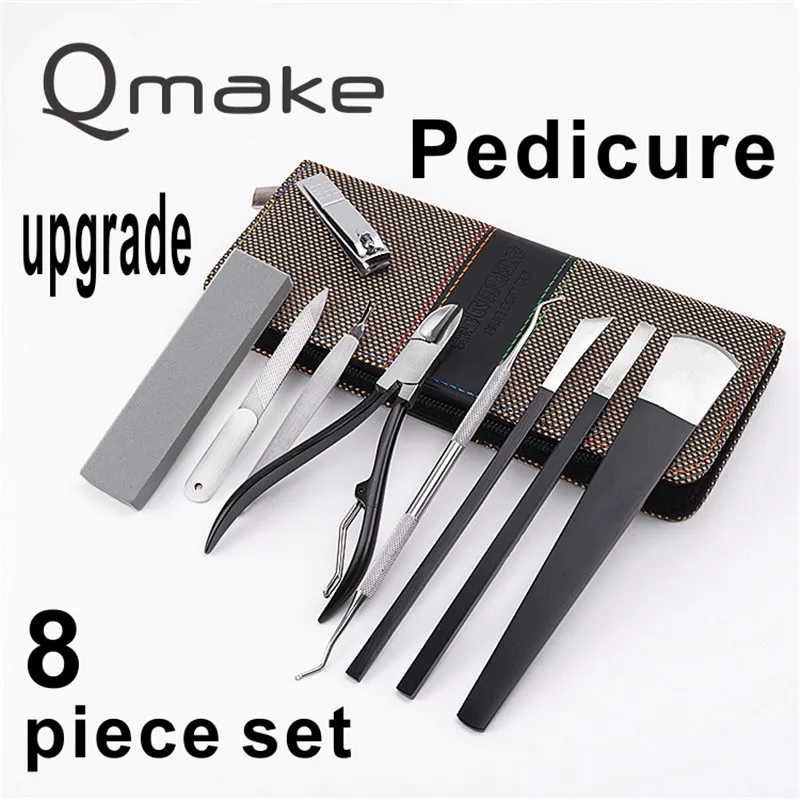Stainless Steel Pedicure Knife Set Plane Feet Tools Foot Cuticle Skin Callus Remover Professional Care Kit enlarge