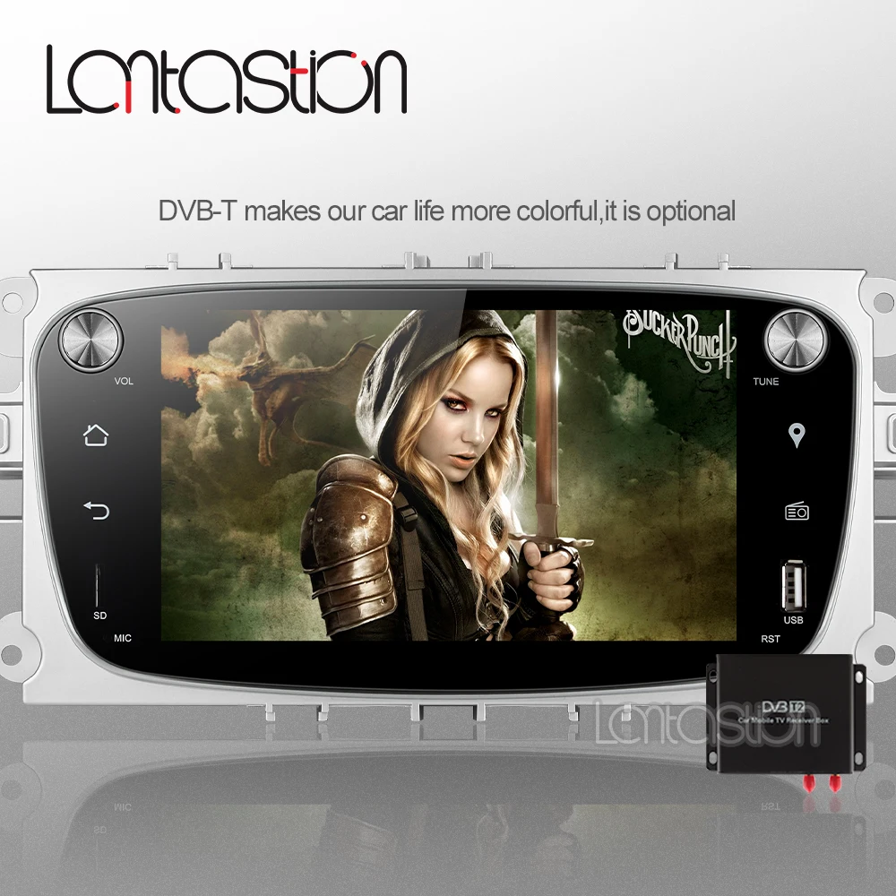 Android 8 1 2 din автомобильный DVD Восьмиядерный для Ford Mondeo C-max focus galaxy S-max dvd gps Радио Видео