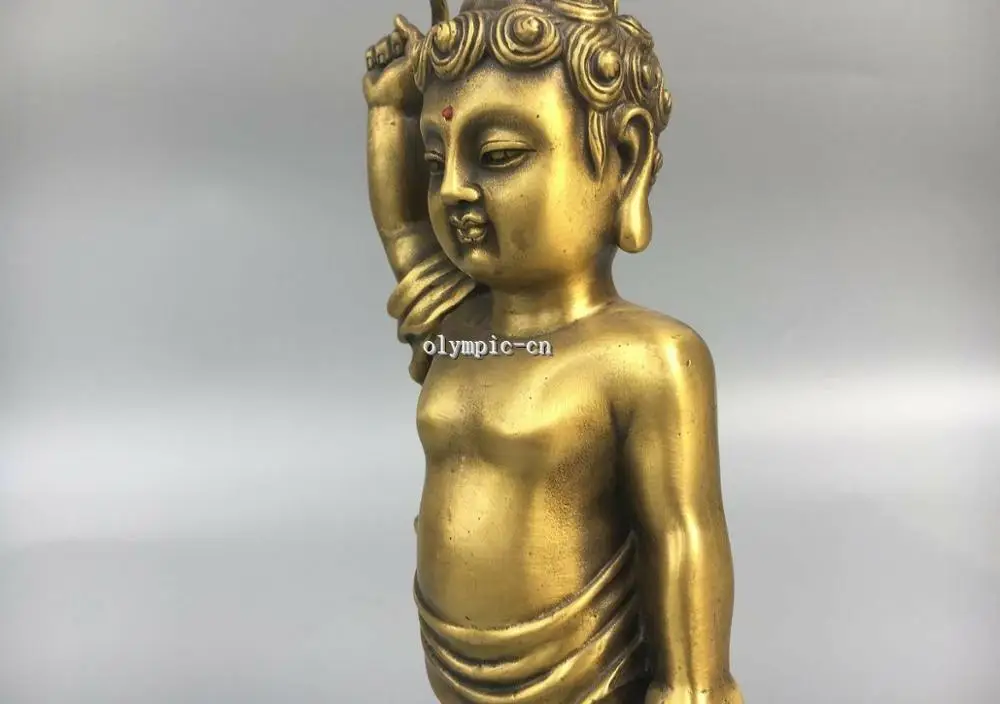 11 'ɼlassica латунь резные фигурки в буддистском стиле принц для мальчиков статуя