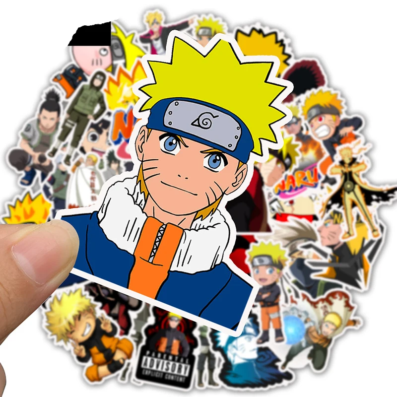 50 шт. стикеры Naruto Sasukai Boruto наклейка s для сноуборда багажа автомобиля холодильника