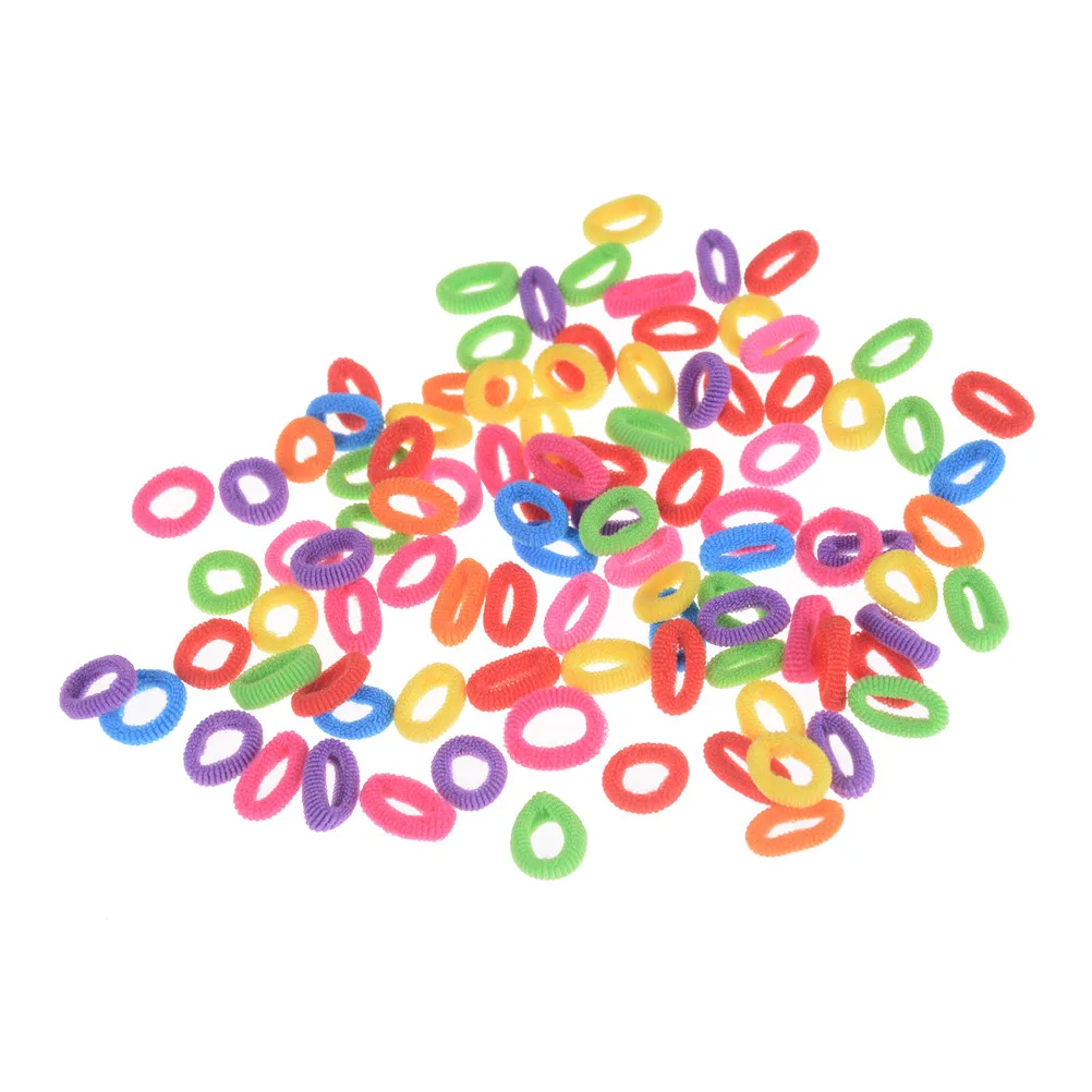 

Candy Color Little Girl Elastic Hair Bands Ring Rope Headwear Hair Accessories