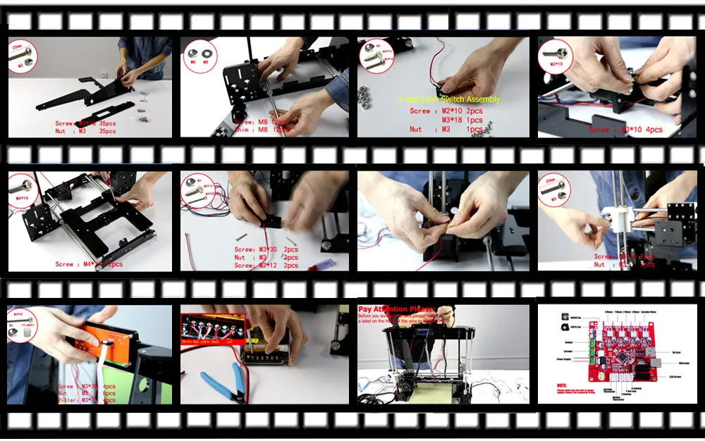 Anet Модернизированный A8 plus 3d принтер DIY комплект рамка из алюминиевого сплава размер печати 300*300*400 A8 3d принтер с автоматическим выравниванием кровати
