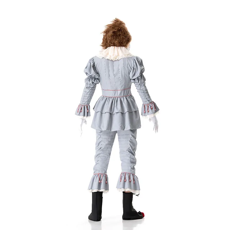 Zombie Stephen King It костюм Pennywise Косплей взрослых мужчин клоун на Хэллоуин костюмы