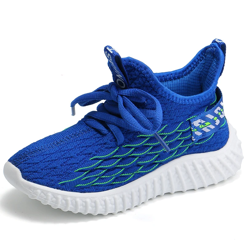 2019 Новый стиль детская обувь Flywire кроссовки для бега с сеткой мальчиков и девочек