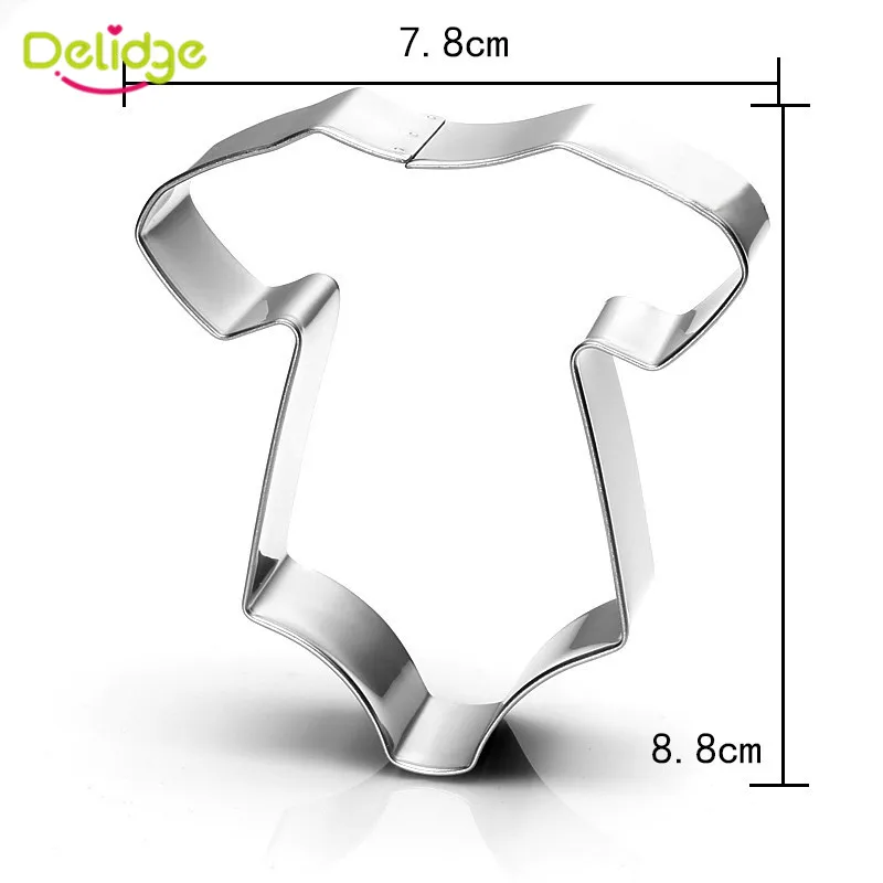 Delidge 3D милая детская серия нержавеющая сталь резак для печенья одежда бутылочка