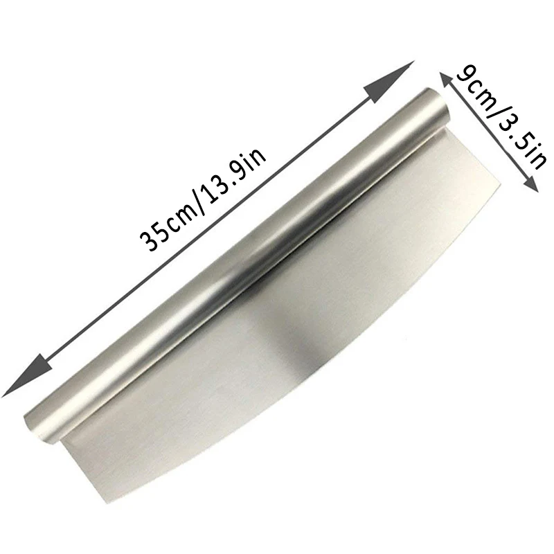 Нож и слайсер для пиццы из нержавеющей стали с ножнами кухонный гаджет