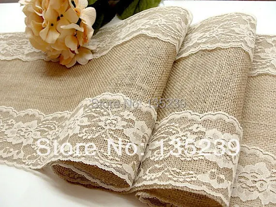 Персональный брезент настольный бегун 180*30 см Свадебная настольная дорожка с