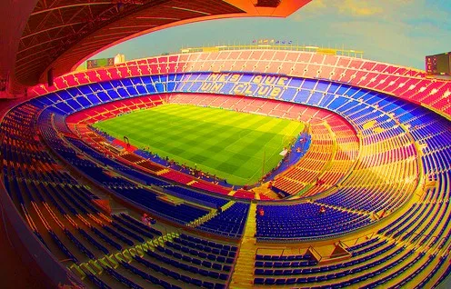 Классическая головоломка 3D Camp Nou футбольная игра стадионы сделай сам Обучающие