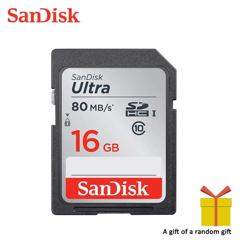 Высокая Скорость sandisk SD карты TF карта, карта памяти Micro SD Class10 16 Гб оперативной памяти, 32 Гб встроенной памяти, 64 ГБ 128 80 МБ/с. флэш-реальные Ёмкость палка ручной стабилизатор для Камера - Емкость: 16 ГБ
