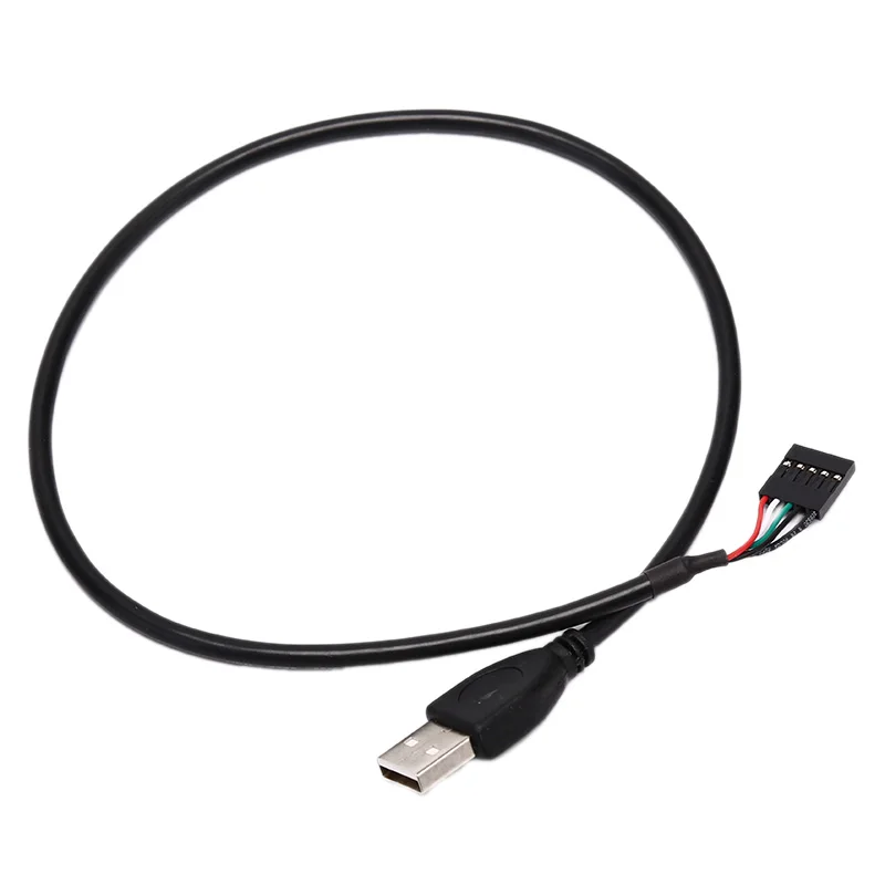 50 см USB 2 0 Тип Папа папа 5 контактный наружный коллектор адаптер материнской платы