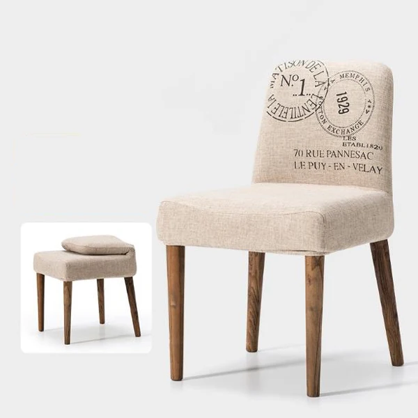 Горячий обеденный стул из дерева европейский твердой древесины кресло мебель