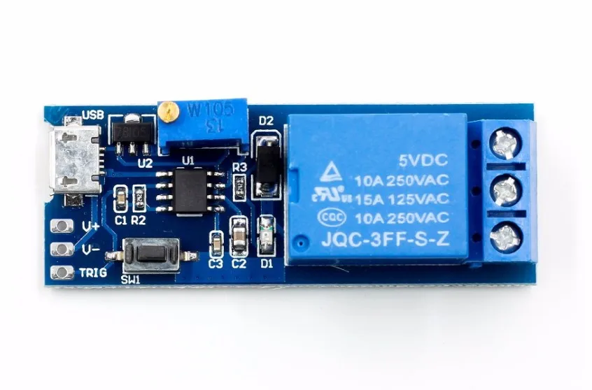 Смарт электроника 5 в 30 микро USB питания регулируемое реле задержки модуль