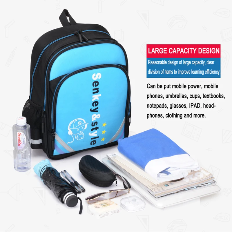 Новый модный школьный рюкзак с рисунком аниме светящаяся школьная сумка для